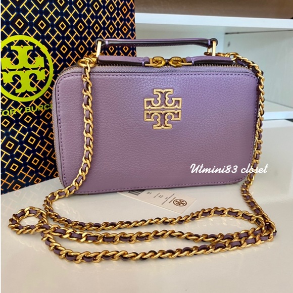 Tory Burch Handbags - 💜🍀NEW🍀Tory Burch Britten small top handle case bag/crossbody bag/satchel bag